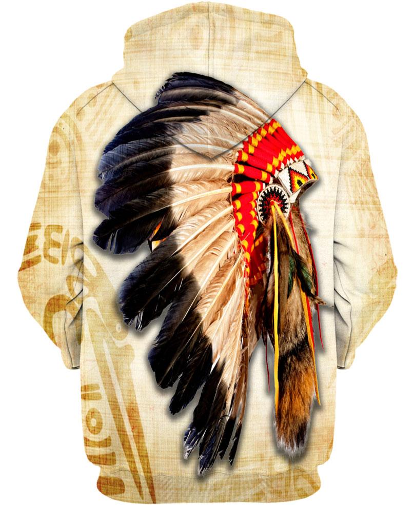 Native American The Hat Of Indian Chief