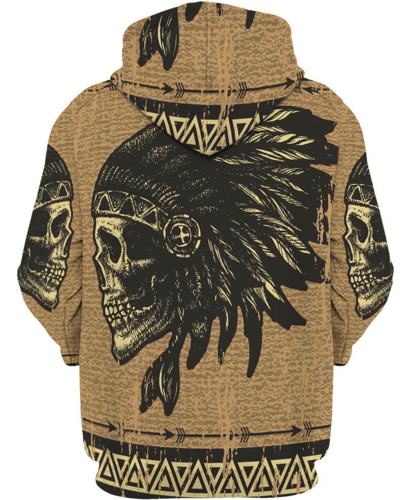 Native American Indian Chief Skull