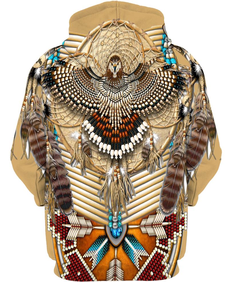 Native American Yellow Eagle Motif