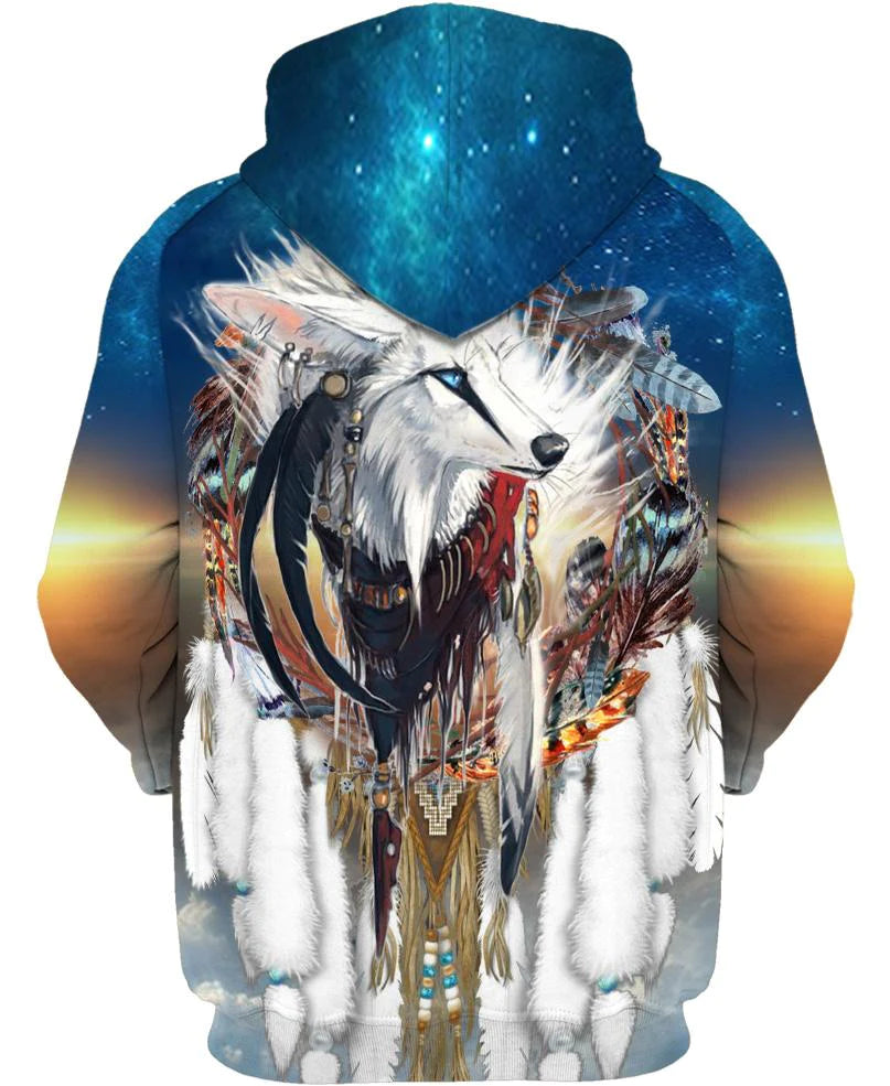 Native American Wolf Angle