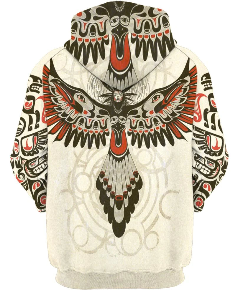 Native American Woman And Eagle