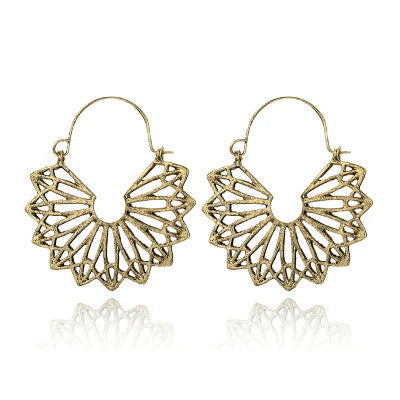 Tribal Flower Earring