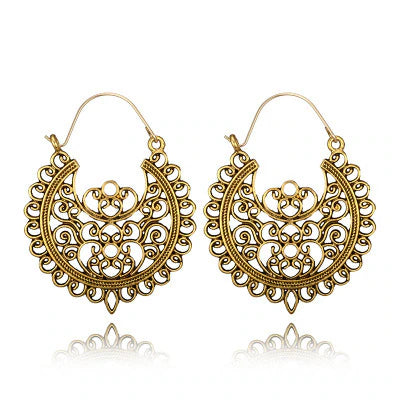 Tribal Flower Earring