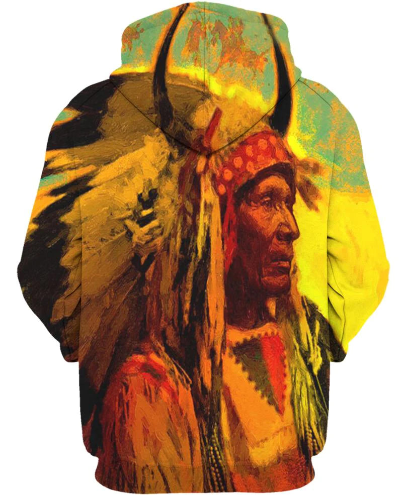 Native American Powerful Chief Motifs