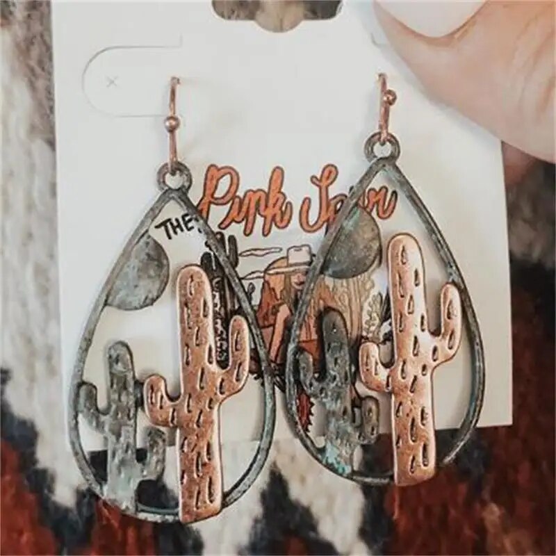 Cactus Drop Earrings