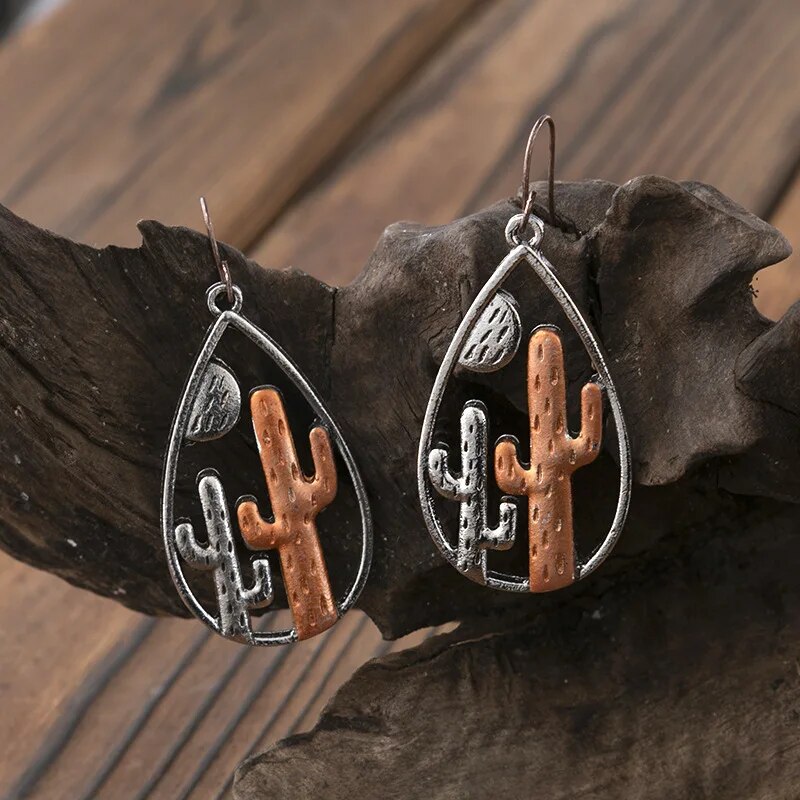 Cactus Drop Earrings