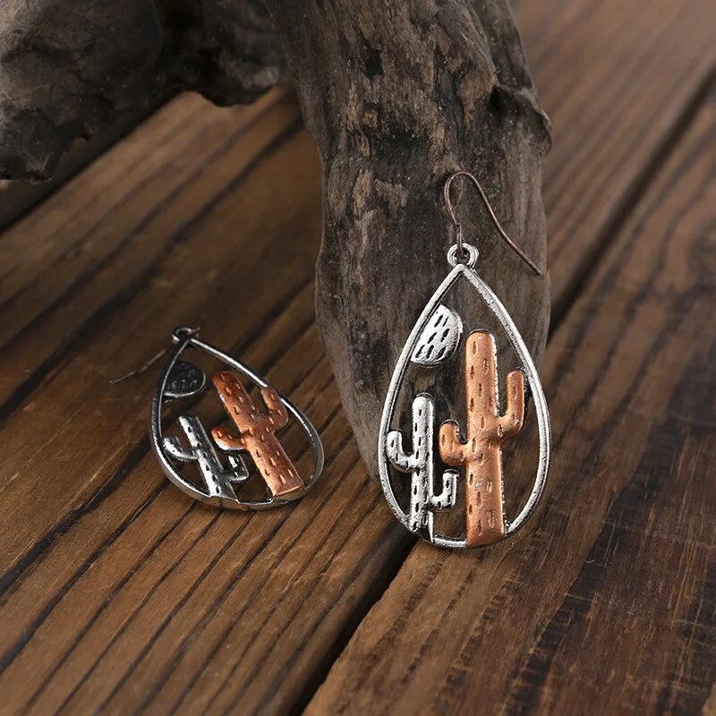 Cactus Drop Earrings
