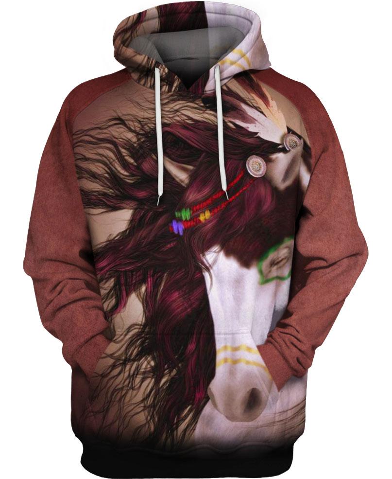 Native American Horse Gray