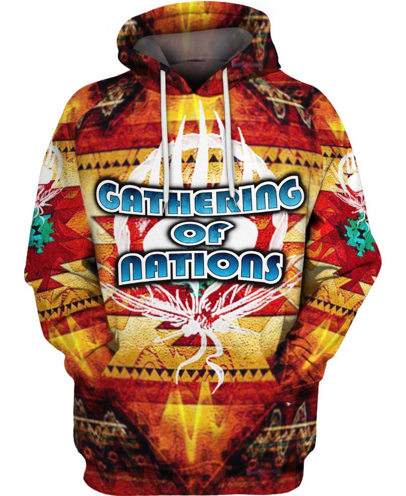 Native American Gathering Of Nations Pattern