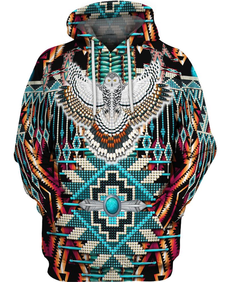 Native American Multi-Colour Owl