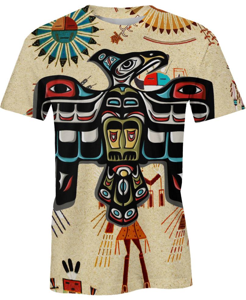 Native American Eagle & Sun