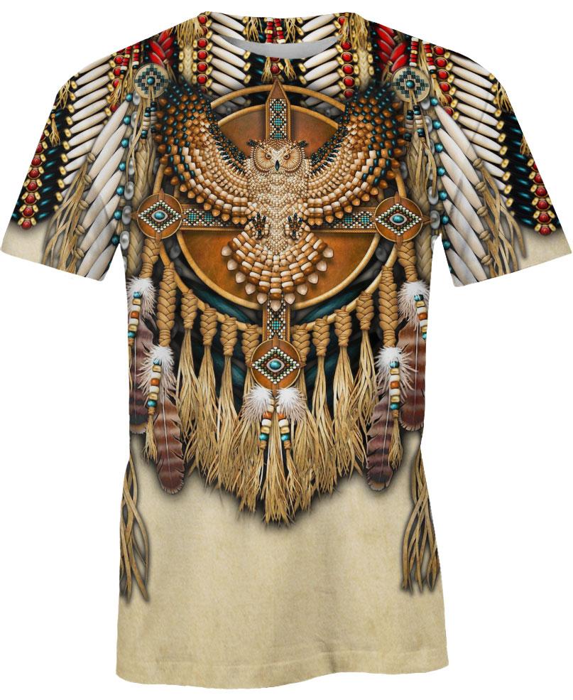 Native American Eagle and Cross