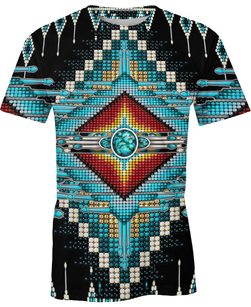 Native American Blue Pattern