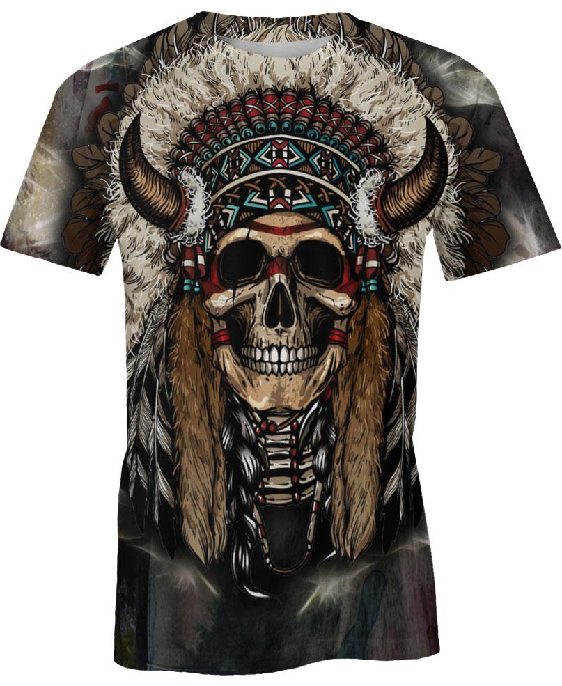 Native American Skull And Eyes