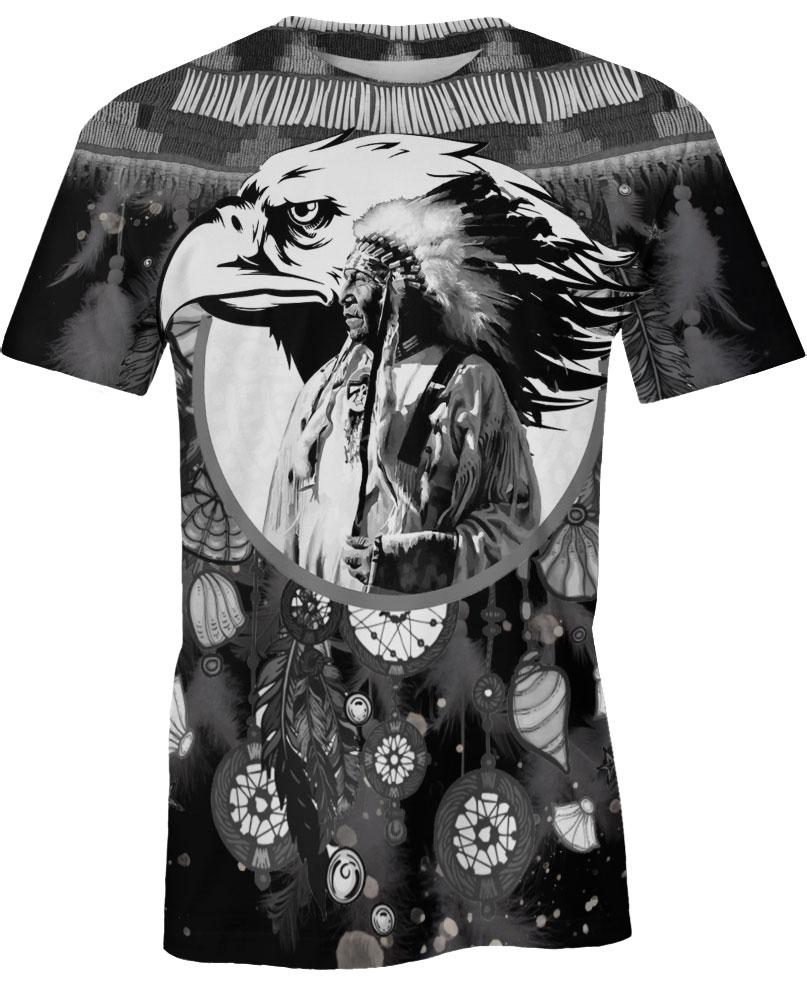 Native American Indian Chief & Eagle