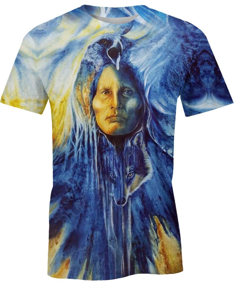 Native American Chief Wolf Eagle