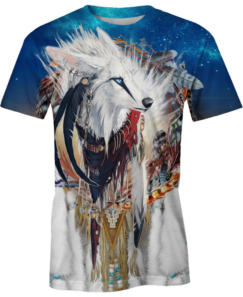Native American Wolf Angle