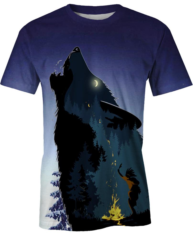 Native American Wolf Dreamcatcher