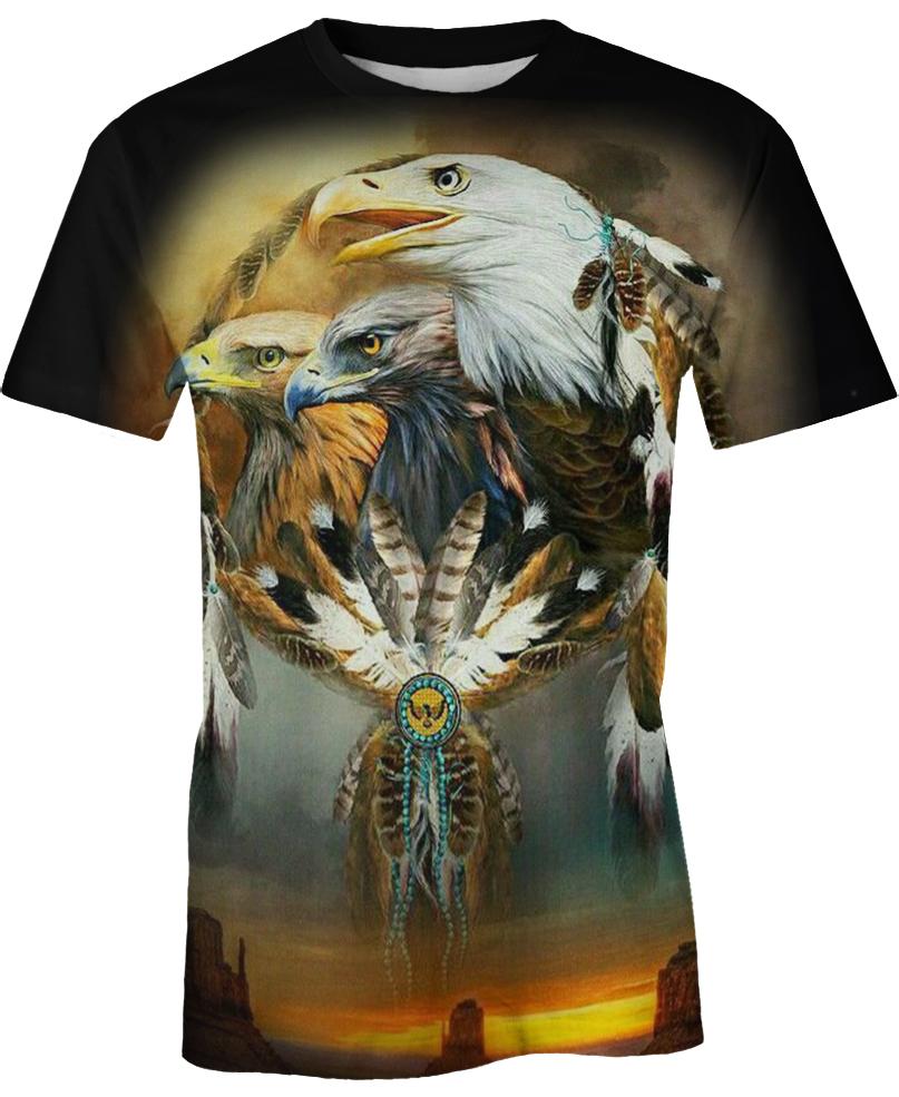 Native American Three Eagles