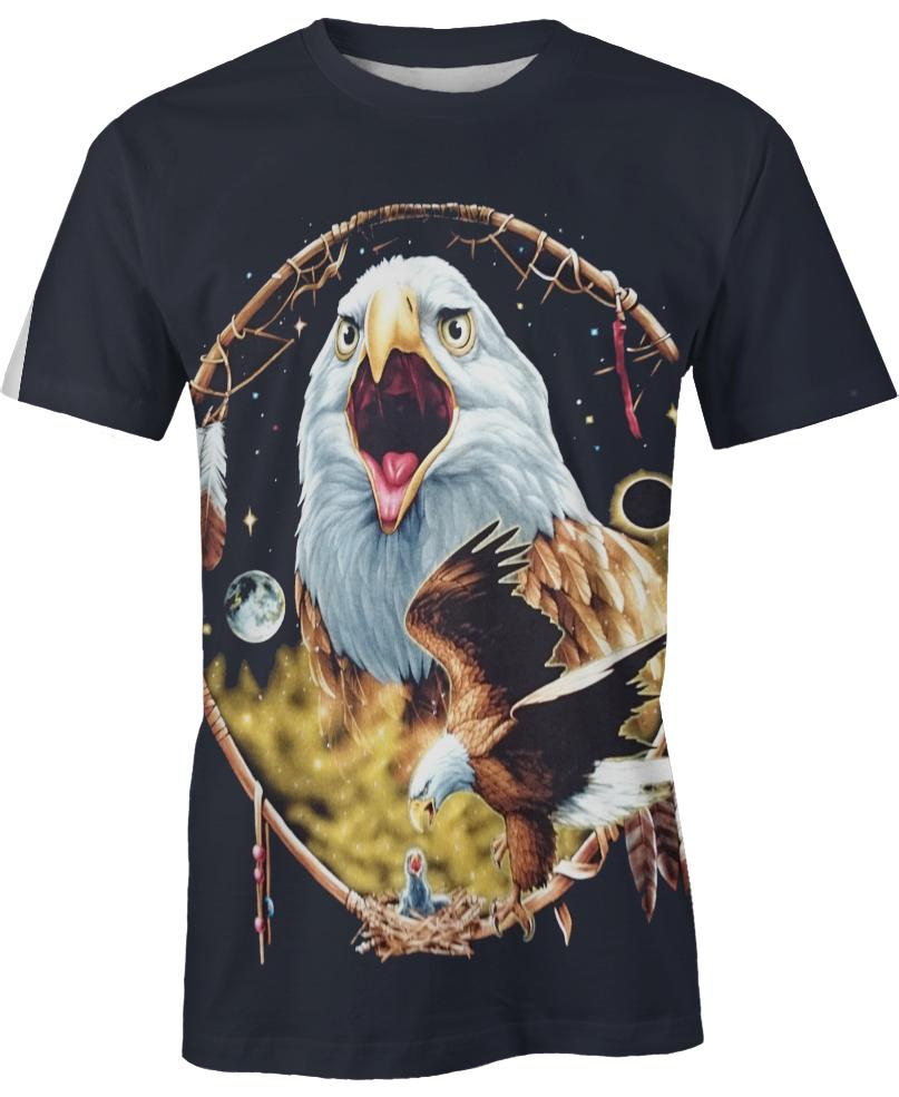 Native American Eagle And Black