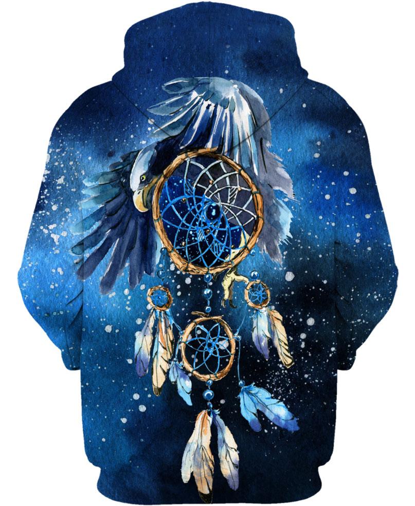Native American Galaxy Blue Eagle