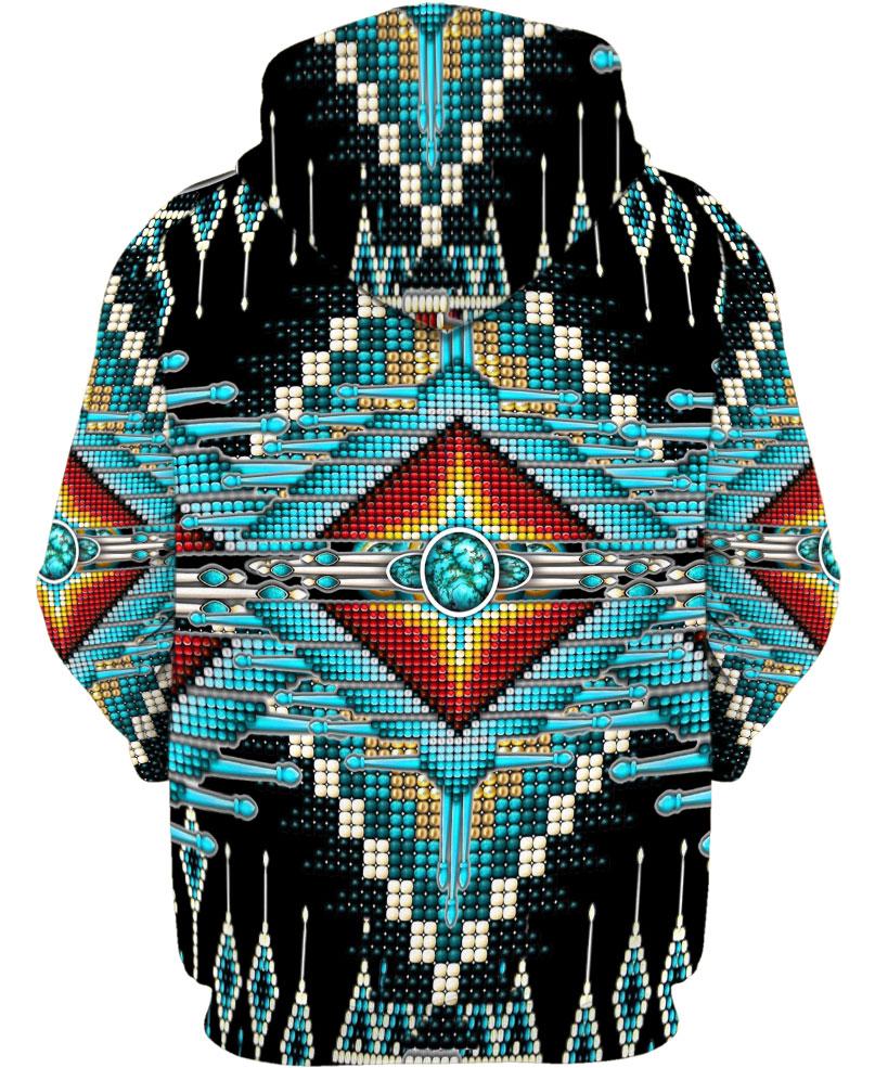 Native American Blue Pattern