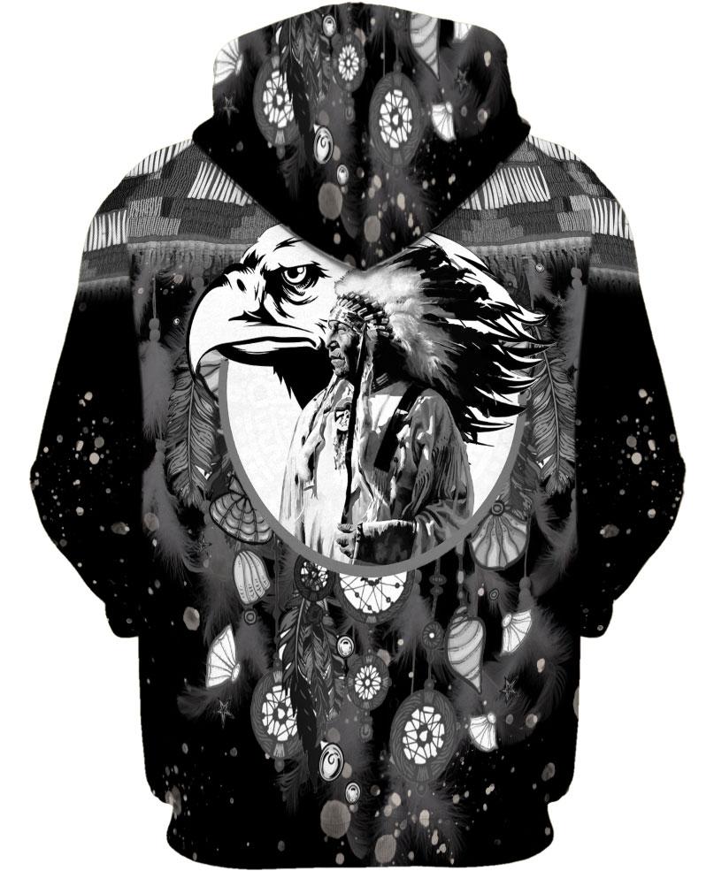 Native American Indian Chief & Eagle