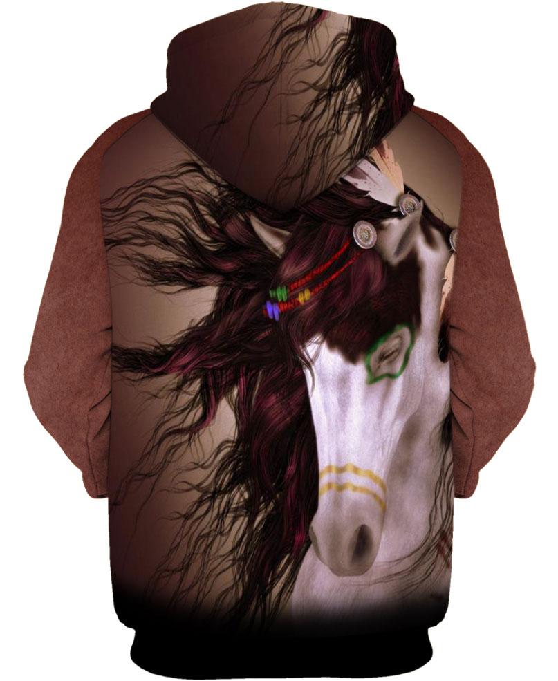 Native American Horse Gray