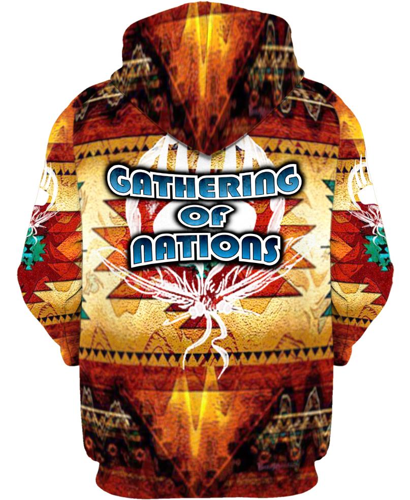 Native American Gathering Of Nations Pattern