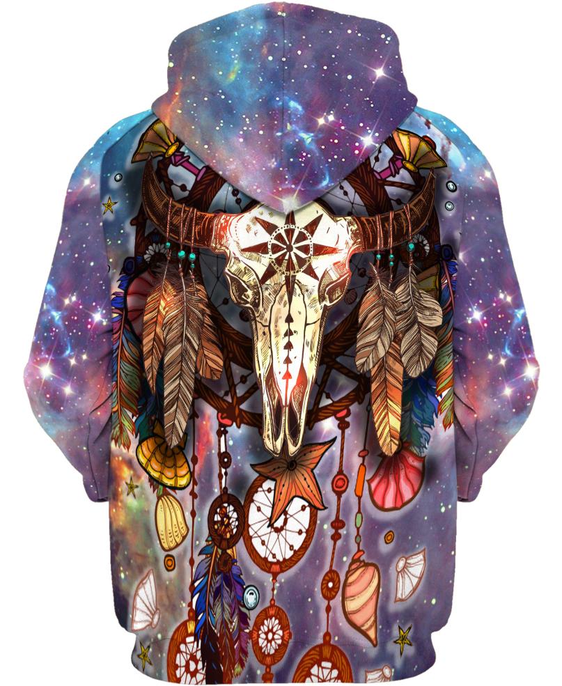 Native American Galaxy Skull