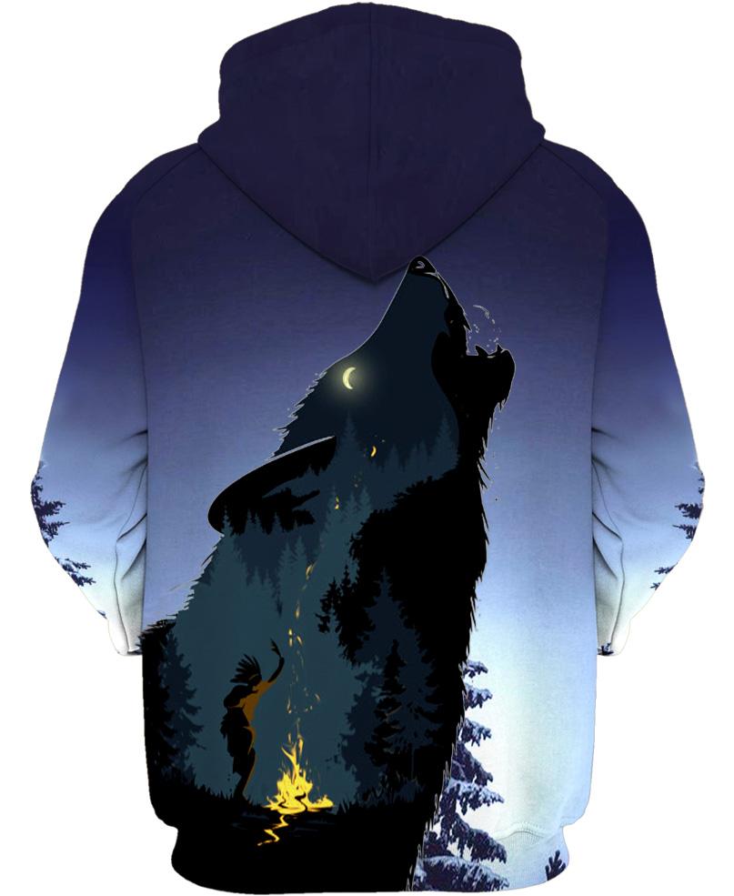 Native American Wolf Dreamcatcher