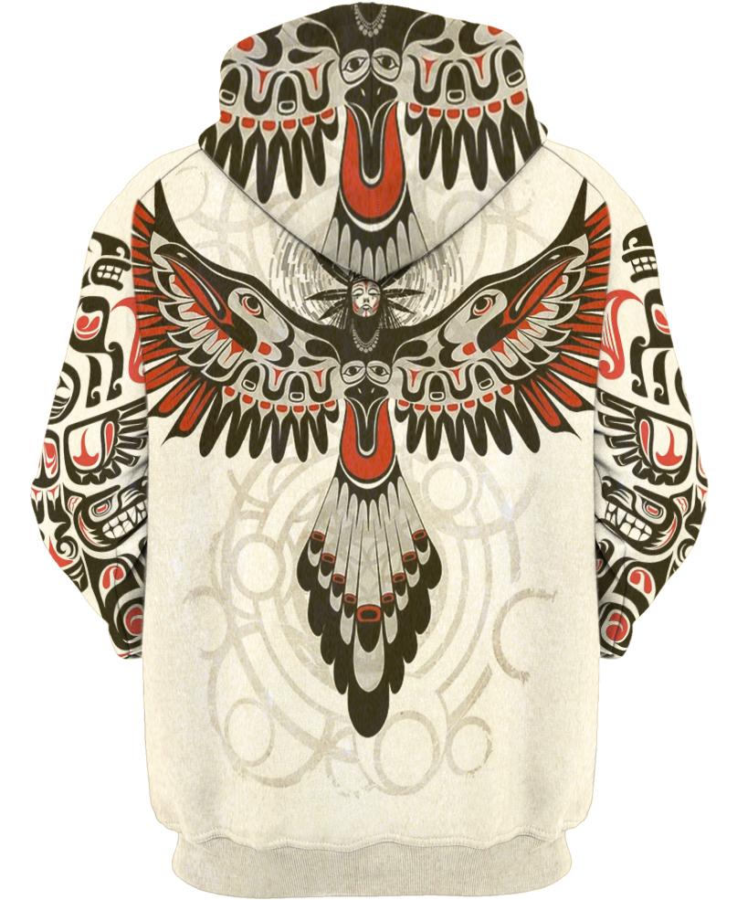 Native American Woman And Eagle