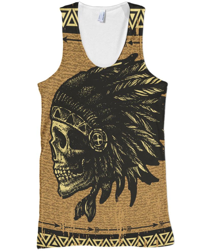 Native American Indian Chief Skull