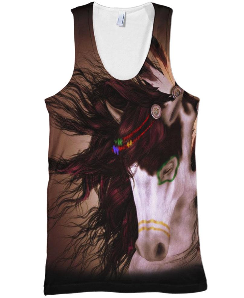 Native American Horse Gray