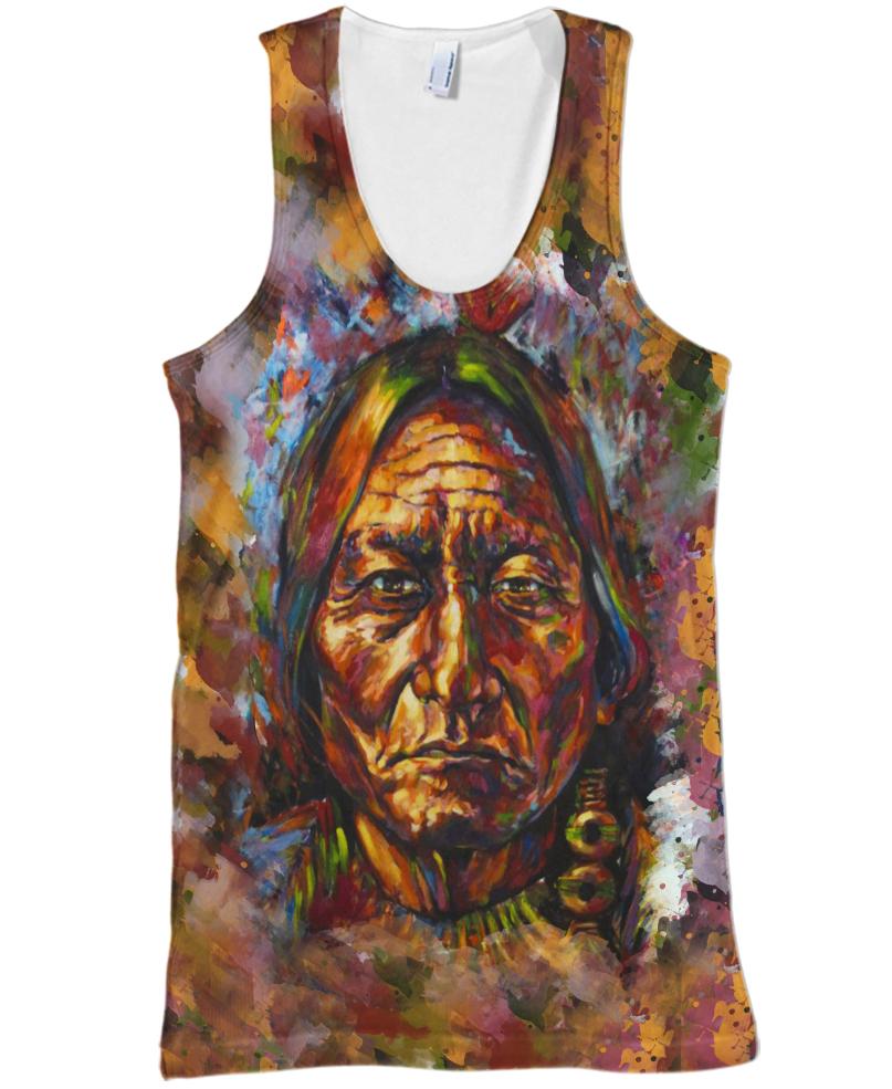 Native American Indian Chief Painting