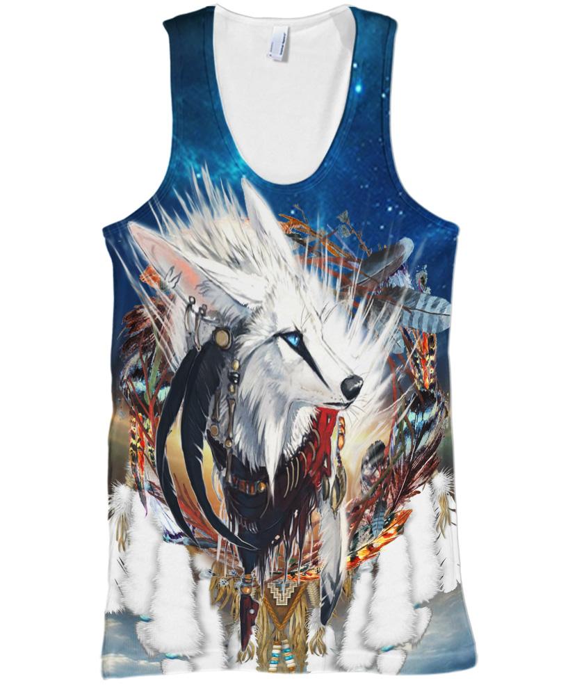 Native American Wolf Angle