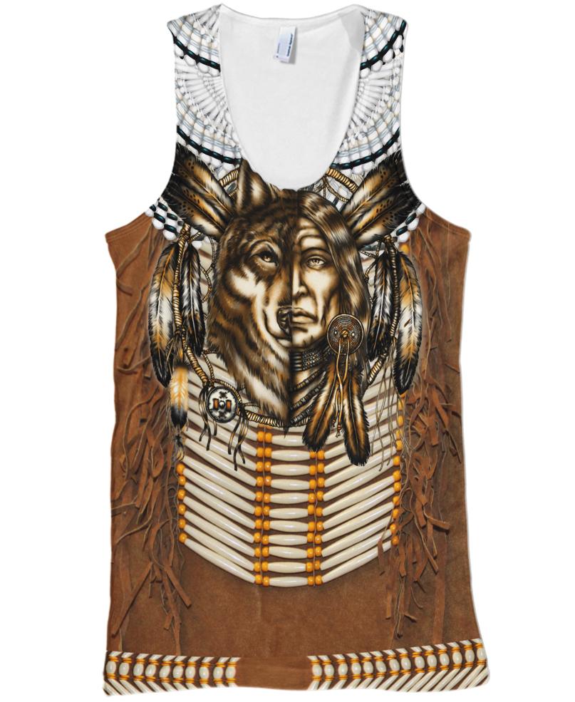 Native American Half-Face