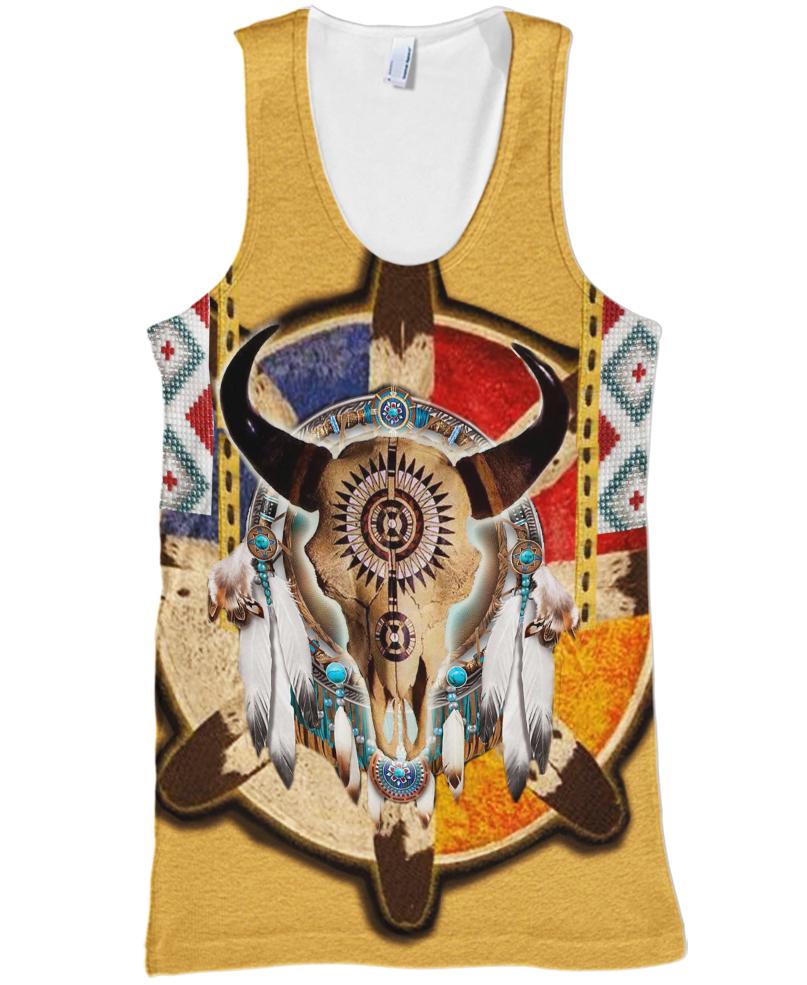 Native American Yellow Skull