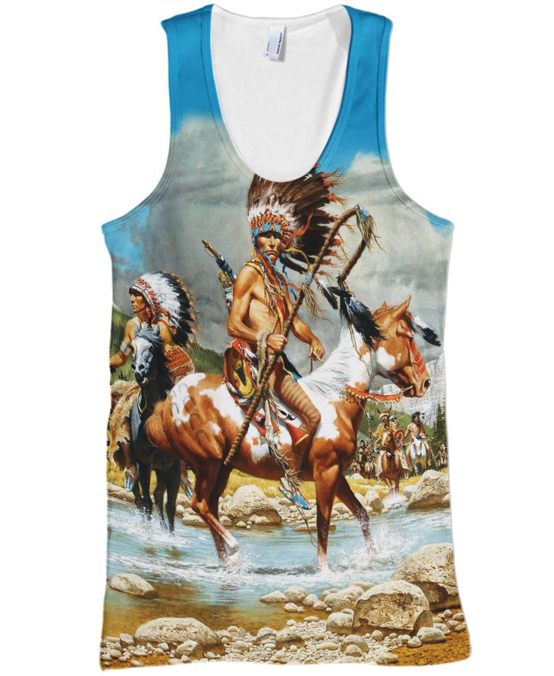 Native American Indian Chief Warrior