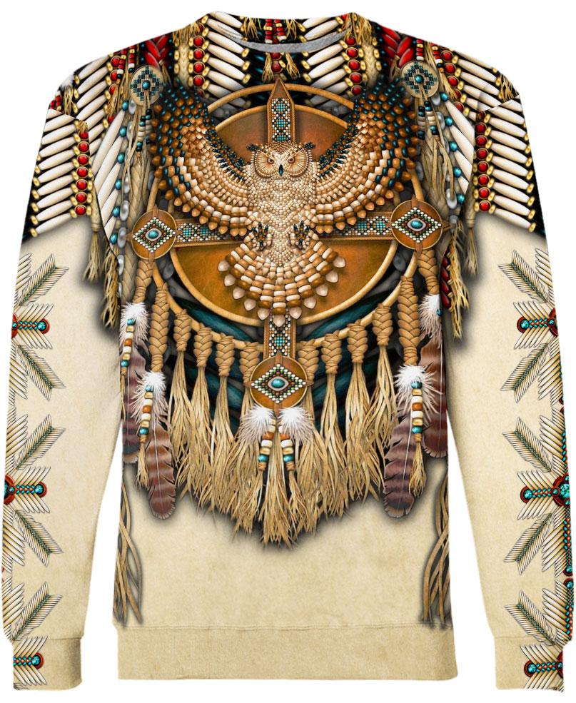 Native American Eagle and Cross