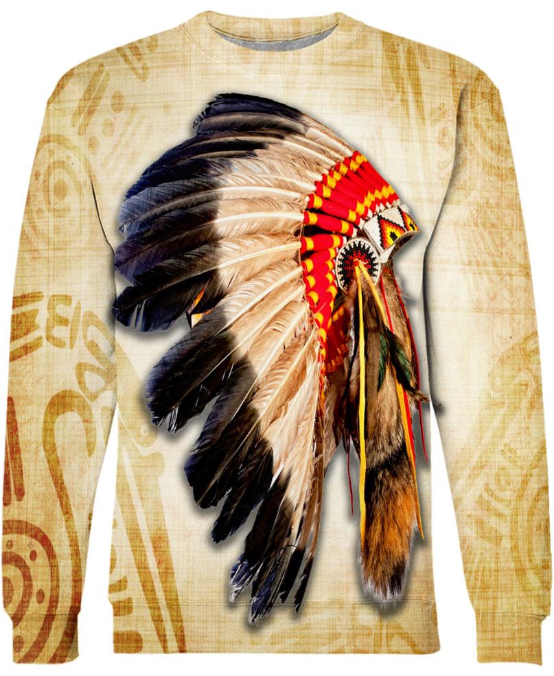 Native American The Hat Of Indian Chief