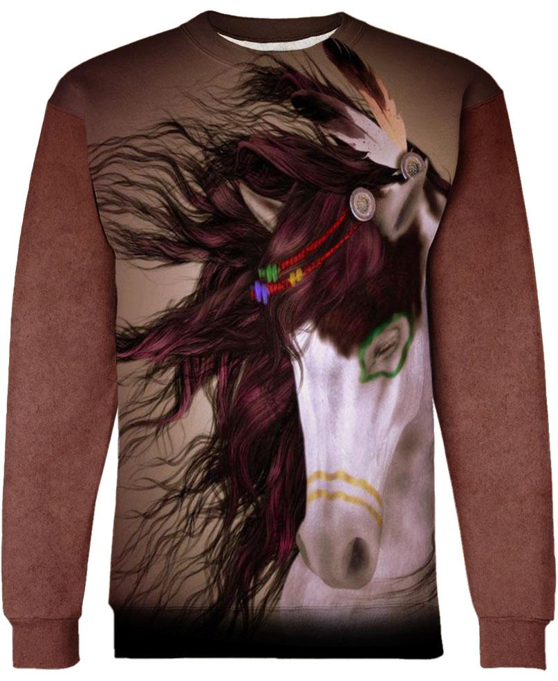 Native American Horse Gray