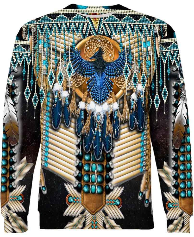 Native American Front Eagle & Back Bison Skull