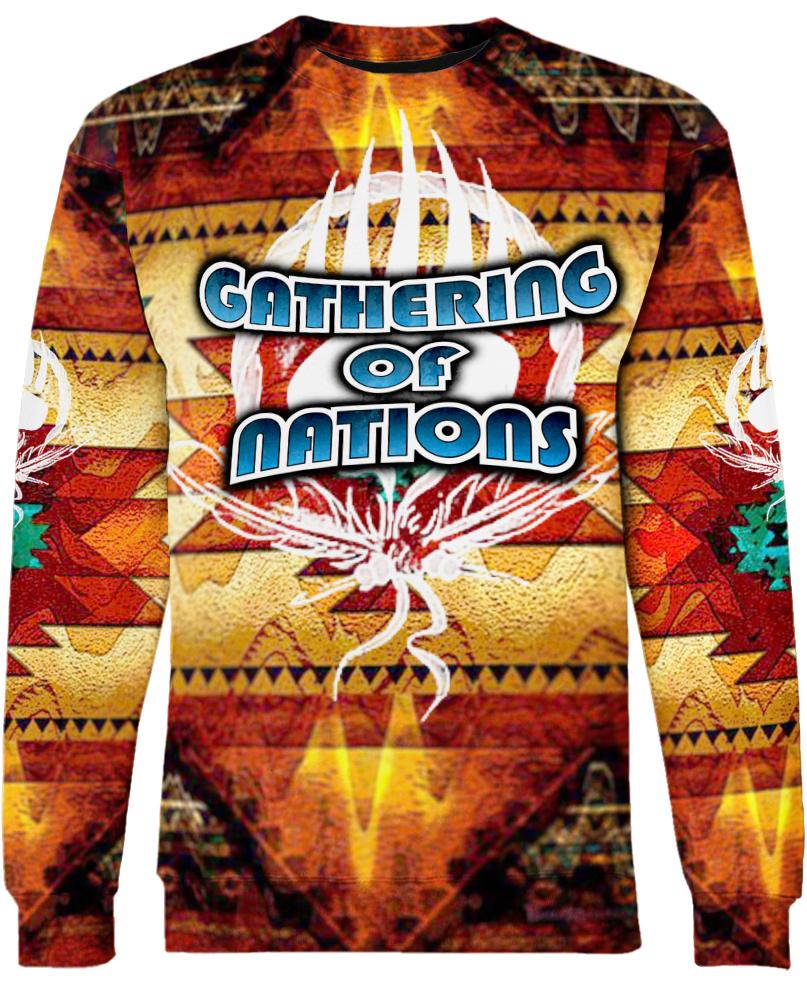Native American Gathering Of Nations Pattern
