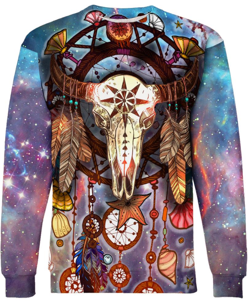 Native American Galaxy Skull