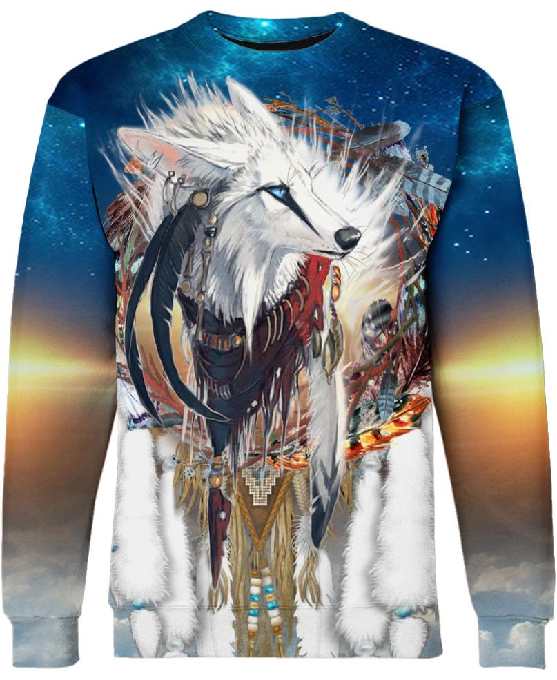Native American Wolf Angle