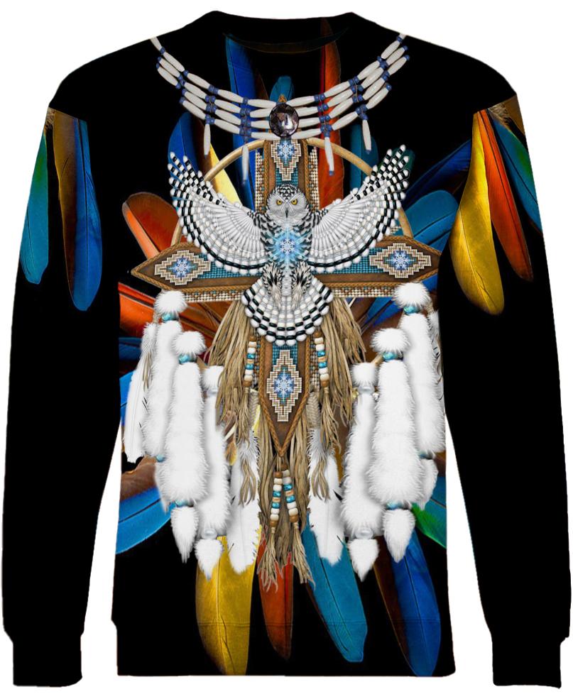 Native American Feather Backgroud Eagle