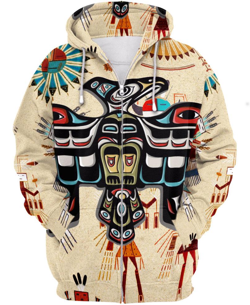 Native American Eagle & Sun
