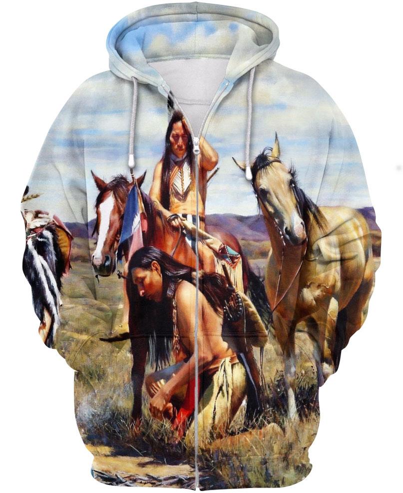 Native American Aborigines & Horse