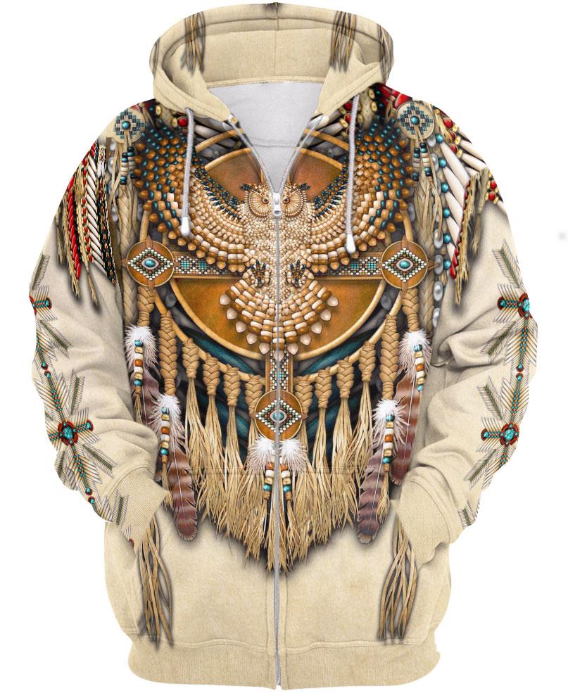 Native American Eagle and Cross